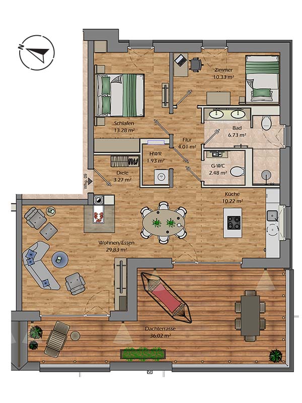 Schleiglück Penthouse