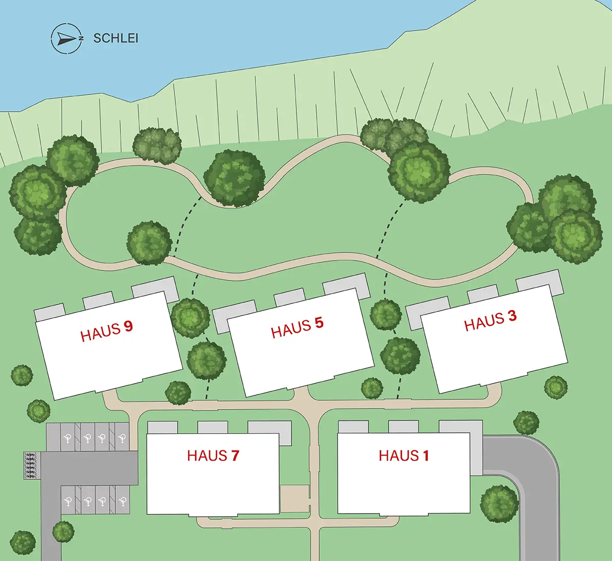 Schleiglück Lageplan