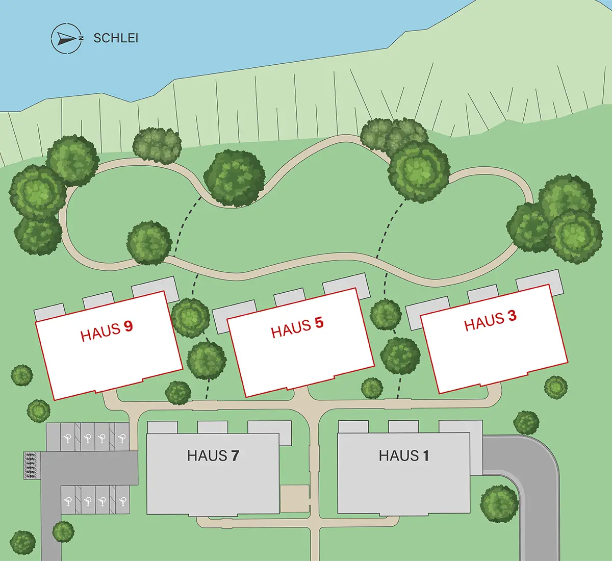 Schleiglück Lageplan